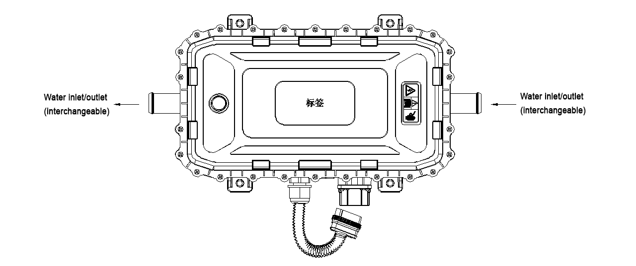 High Voltage Coolant heater