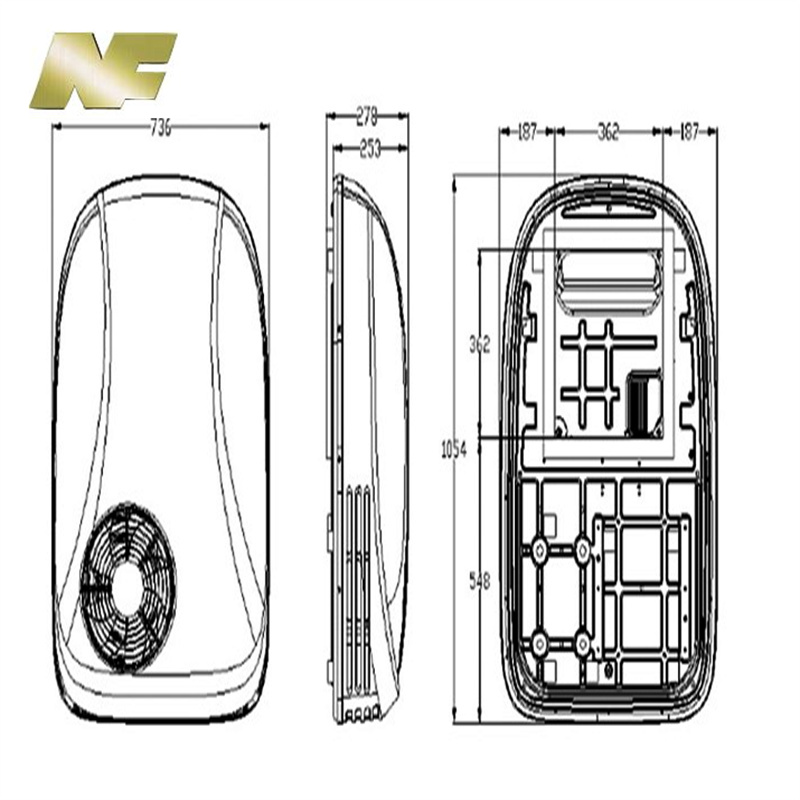 RV 220V تهویه مطبوع پشت بام 07