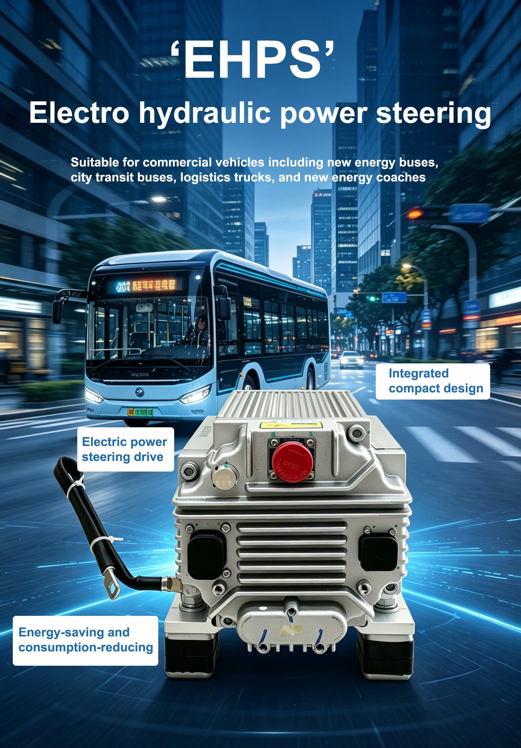 Electric Vehicle Bus Steering Pump